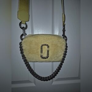 Marc Jacobs Faux Fur Snapshot  Crossbody Bag